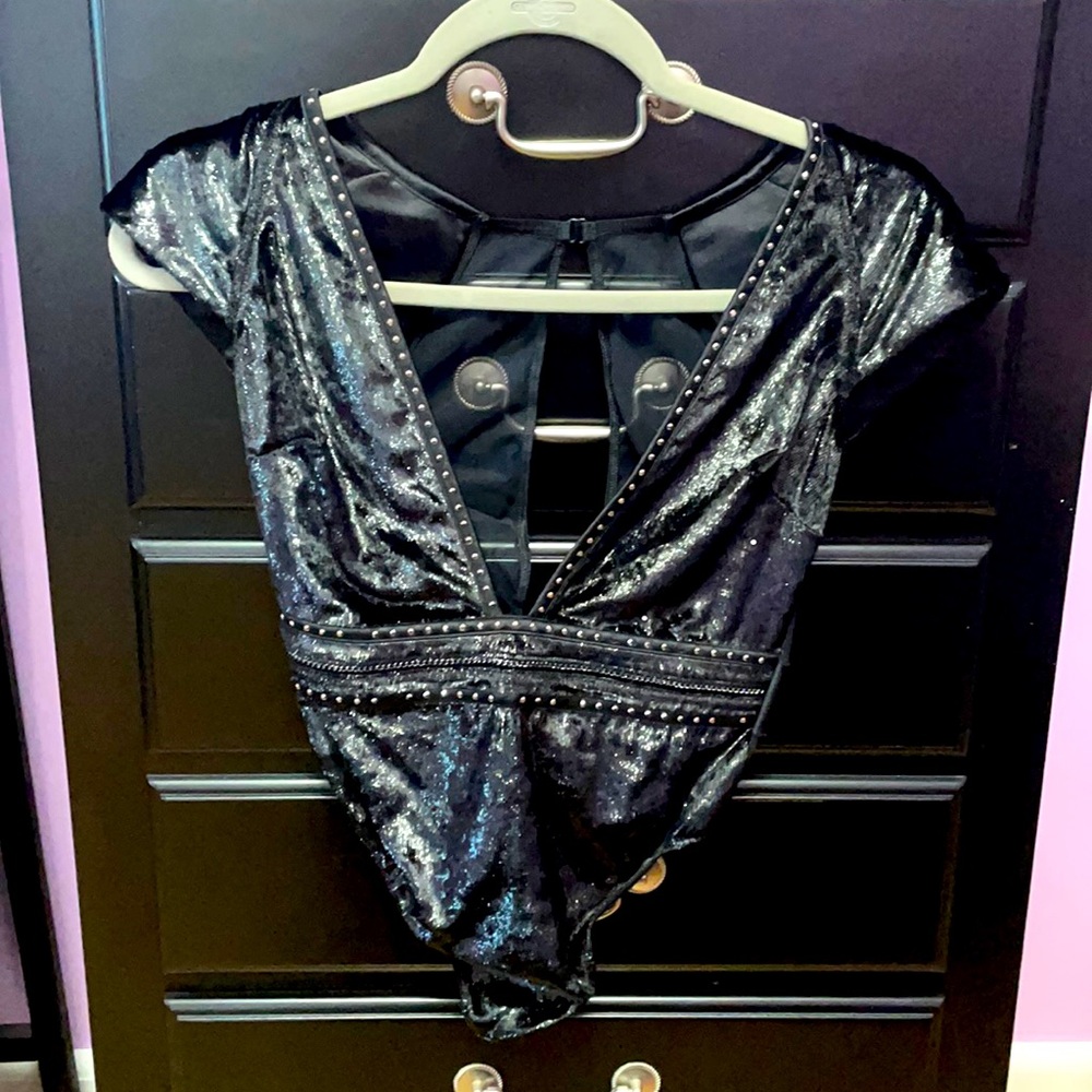 Victoria Secret Black Bodysuit XS